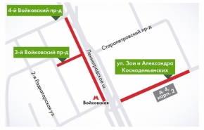 23 и 24 декабря в связи с закрытием станций Замоскворецкой линии метро изменится схема организации дорожного движения.