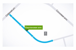 Более 40 парковочных мест появилось в Зеленограде — участок Каштановой аллеи стал односторонним.